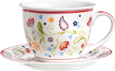 Produktbild von Ritzenhoff & Breker SHANTI Milchkaffee Tasse mit Untertasse 350 ml