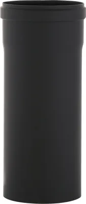 Produktbild von Ofenrohr, schwarz, 1,2 mm, mit Dichtung