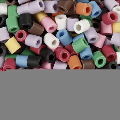 Produktbild von NABBI BioBeads, Größe 5x5 mm, Lochgröße 2.5 mm, medium, Schwarz, 1000 Stk/ 1 Pck [HOB-9067720]