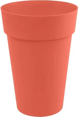 Zdjęcie produktu dla Donica Wysoka Okrągła EDA Toscane, Ø 46 cm, 67 L, Pomarańczowa Terakota, Wewnątrz/Na Zewnątrz