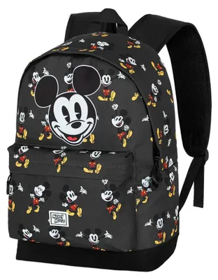 Obrázok produktu pre Batoh Karactermania Disney Mickey Mouse Looks Plus, čierno-šedý, pre deti, univerzálna veľkosť