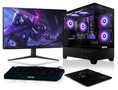 Obrázok produktu pre BEASTCOM Q5 | Pro Gaming PC | Intel i9-10900F 8X 5,20 GHz 20 vlákien | Radeon RX 9070 | 16 GB RAM | 1 TB NVMe SSD | 27" LED monitor + sada klávesnice | WiFi 5 | Win 11