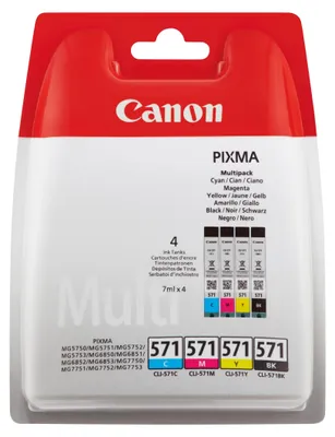 Produktbild von Canon CLI-571 C/M/Y/BK Multi Pack