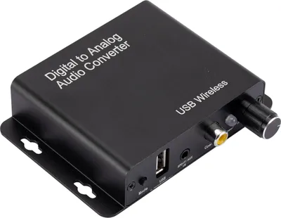 Produktbild von BT5.0 Digital-zu-Analog-Audiokonverter Digitaler optischer koaxialer BT-U-Disk-Eingang zu analogem L/R- und 3,5-mm-AUX-Ausgangsadapter fuer HDTV-Spielekonsolen-DVD-Player