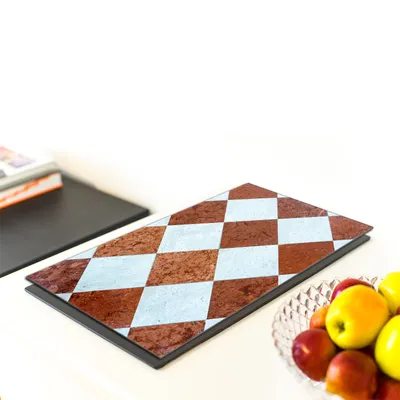 Imagen del producto de TABLA DE CORTE DE VIDRIO, 40x52 cm, diseño mosaico