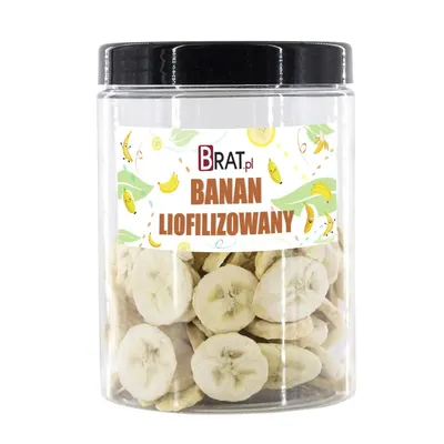 Obrázek produktu pro Lyofilizovaný banán 100g Brat.pl