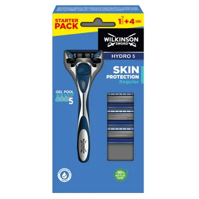 Produktbild von WILKINSON Hydro5 Skin Protection Regular Razor with 3 Replacement Blades