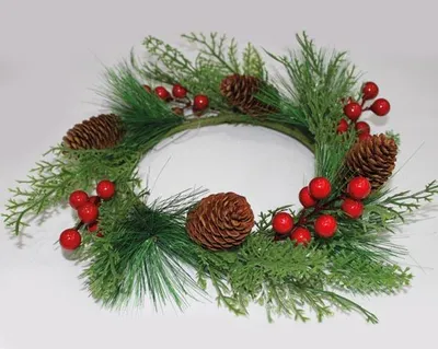 Produktbild von XL Weihnachtskranz 30x30cm