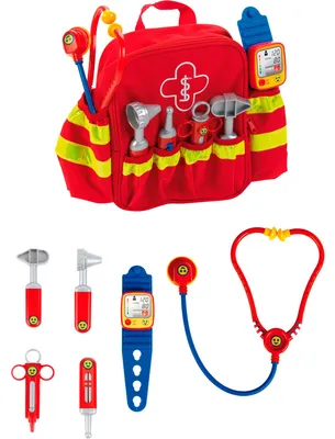 Obrázok produktu pre Theo Klein Rescue Team Max & Dr. Kim Rescue Backpack, Stavebnica, 3 rok / roky
