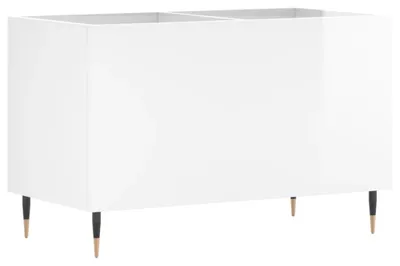 Produktbild von vidaXL Plattenschrank Hochglanz-Weiß 74,5x38x48 cm Holzwerkstoff