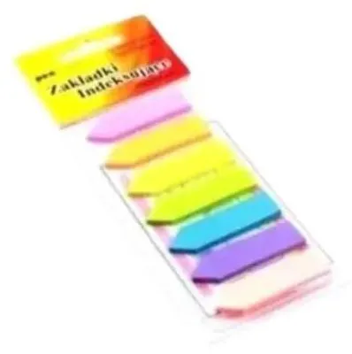 Zdjęcie produktu dla Zakładki indeksujące 12x45mm 7x25szt papierowe - Penword