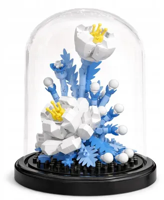 Zdjęcie produktu dla Zestaw klocków Kwiaty 3D 248el. Flower Ozdoba na biurko Dekoracja Bukiet