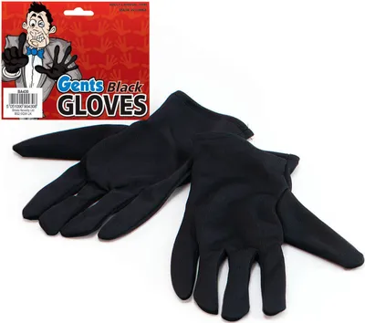 Produktbild von Schwarze Herrenhandschuhe als Kostümzubehör