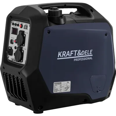 Produktbild von KRAFT&DELE | Inverter Stromerzeuger, 3,5/4kW, 230V, Steckdosen USB, Stromgenerator Notstromaggregat Benzin leise Stromaggregat für Campen, Festivals, und Hausgebrauch