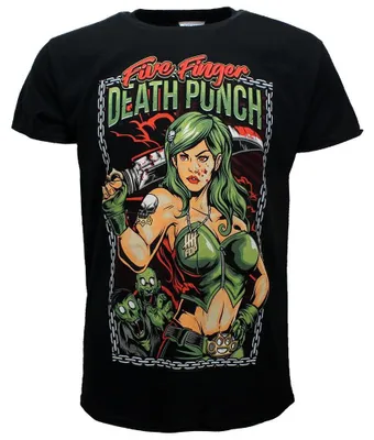 Produktbild von Five Finger Death Punch Assassin T-Shirt Schwarz – Offizielles Merchandise - XXL