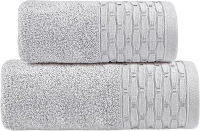 Zdjęcie produktu dla Ręcznik, 100% bawełna, elegancki, wysokiej jakości, New Chic 50x90 jasnoszary