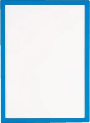 Produktbild von Aushangrahmen, blau, Kunststoff, Einlegemaß DIN A4, 307x223x24mm
