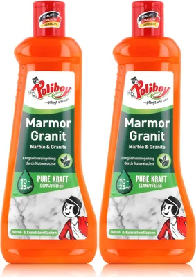Produktbild von Poliboy Marmor Granit Pflege 500ml - Schützt vor Kratzern (2er Pack)