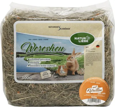 Produktbild von Weserheu Karotte locker gestopft 500g