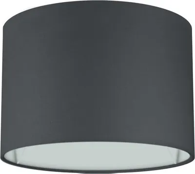 Produktbild von Wogati® Premium Lampenschirm E14/E27 Baumwolle|Farbe: Schwarz/Größe: Ø20cm Höhe 16,2cm