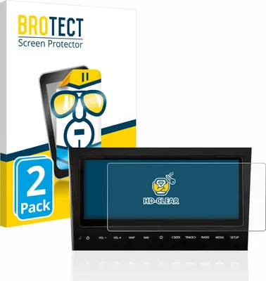 Produktbild von 2x Für Hyundai Tucson NX4 2021 Infotainment System 10" Schutzfolie BROTECT Displayschutz Display Schutz Folie Klar Transparent