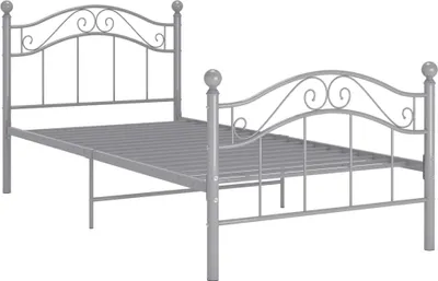 Obrázok produktu pre vidaXL Posteľ Grey Metal 90x200 cm