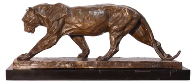 Produktbild von Bronzestatue eines Panthers