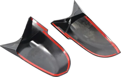 Immagine prodotto di Coppia di calotte nere lucide per specchietti retrovisori come ricambio per BMW F20 F21 F30 F32 F36 X1 M3