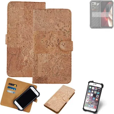 Produktbild von K-S-Trade Hülle kompatibel mit Ulefone Power Armor 18 Ultra  Kork Handyhülle Cover  Schutzhülle TPU Case Bumper in Hellbraun, (1x)
