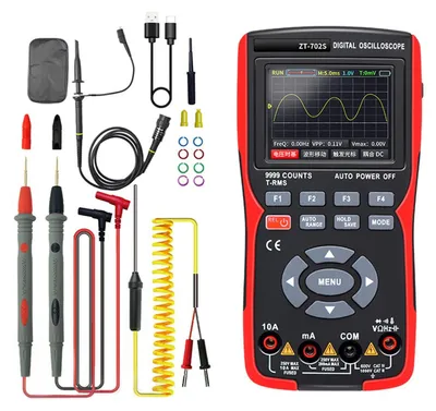 Oszilloskop-Multimeter, 10 MHz, 250 MSa/s, 9999 Zählungen, Handgerät
