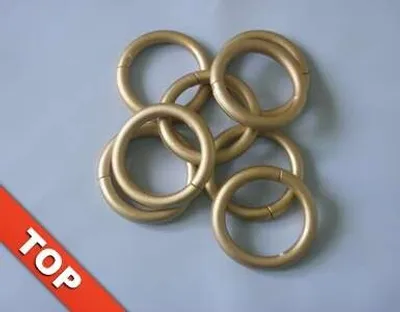 Produktbild von 14 Stück Duschringe Duschvorhangringe Farbe gold