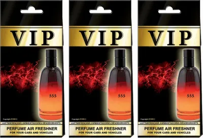 Produktbild von 3x Auto Duft VIP 555, Lufterfrischer Auto,Duftbaum auto,Auto zubehör,Duftspender