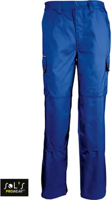 Produktbild von SOLs ProWear 80600 | Herren Workwear Trousers Active Pro / Waschbar bis 60 °C - Farbe: Bugatti Blue - Größe: S (42)