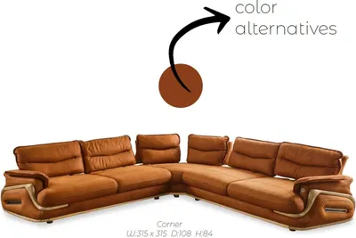 Produktbild von Ecksofa Design Sofa Eckcouch Sofas Couchen Wohnlandschaft Eckgarnitur Polster