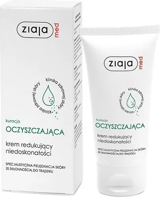 Zdjęcie produktu dla Ziaja Med Kuracja antybakteryjna krem redukujący trądzik 50ml