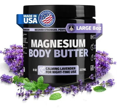 Produktbild von Coach Soak Nachtpflege Magnesium-Körperbutter – Beruhigender Lavendel 120 g