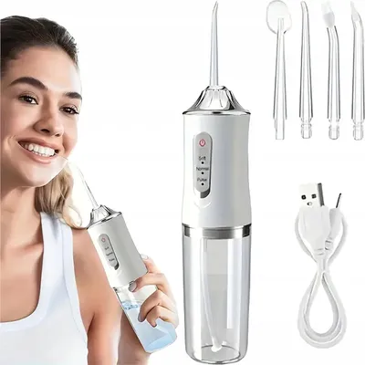 Obrázok produktu pre Bezdrôtová ústna sprcha Dental stark, 4 trysky, 3 režimy, 220 ml, ústny irigátor