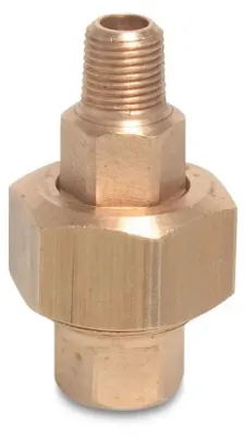 Zdjęcie produktu dla Złącze gwintowane Mosiężne złącze śrubowe 1 1/2" żeńskie x 1 1/2" męskie z uszczelnieniem stożkowym