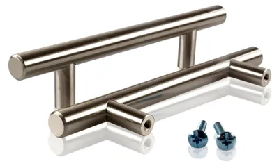 Produktbild von Möbelgriffe aus Edelstahl mit 96 mm Abstand