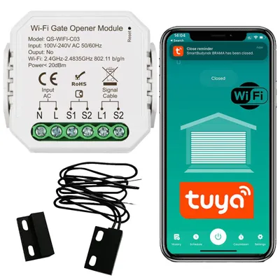 Imagen del producto de Controlador de puerta de garaje Sone Tuya con sensor Wi-Fi