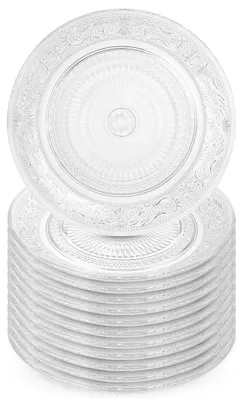 Produktbild von Vilde | Dessertteller 12er Set - Ø 18 cm - Kuchenteller aus Glas - Spülmaschinenfest