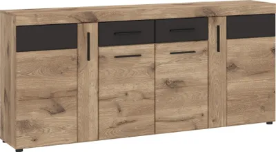 Produktbild von Sideboard >GRANO< in Viking Eiche Nachbildung - 185,1x86x40,9 (BxHxT)