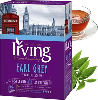 Zdjęcie produktu dla Irving Herbata Earl Grey 150 g (100x1,5 g)