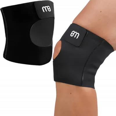 Immagine prodotto di FIT4MED | Ginocchiera stabilizzatrice - Nero - Taglia L - Elastico - Ginocchiera universale