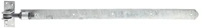 Produktbild von Alberts Ladenband | gerade, Abschluss abgerundet, verstellbar um 30 mm | feuerverzinkt | 660 x 40 mm