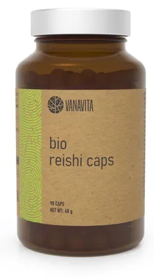 Produktbild von GymBeam - Reishi - VanaVita, 90 Kapseln