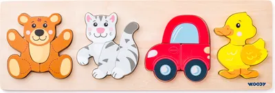 Image de Puzzle Baby sur carton, 4 motifs