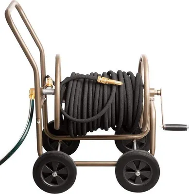 Produktbild von Famanu Schlauchwagen Deluxe - Schlauchhalter - Geeignet für 60 m - Mehrfarbig - Stahl