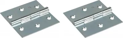 Produktbild von Scharnier 40 x 40, verzinkt, quadratisch – 1 Paar – 2 Stück