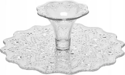 Immagine prodotto di Piatto da portata con gambe in vetro Jaslo 27,5 Cm - Elegante per torte e dolci